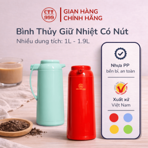 Bình thuỷ nút bấm 1L