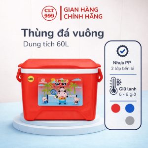 60L Square Ice Cooler