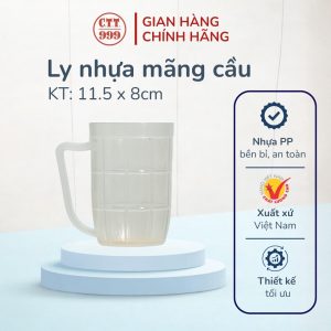 Ly nhựa mãng cầu dẻo trắng