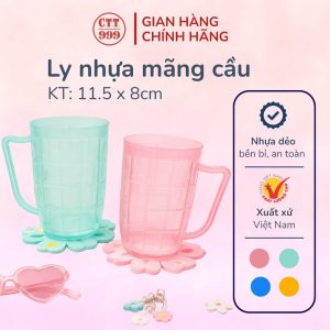 Ly nhựa mãng cầu dẻo nhiều màu