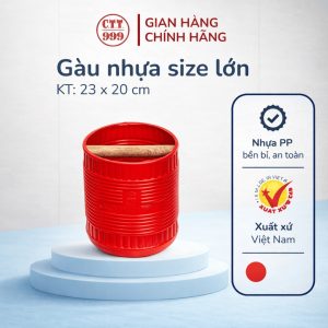 Gàu nhựa size lớn múc nước