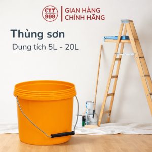 Thùng sơn nhựa không nắp