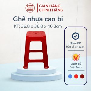 Ghế nhựa cao bi